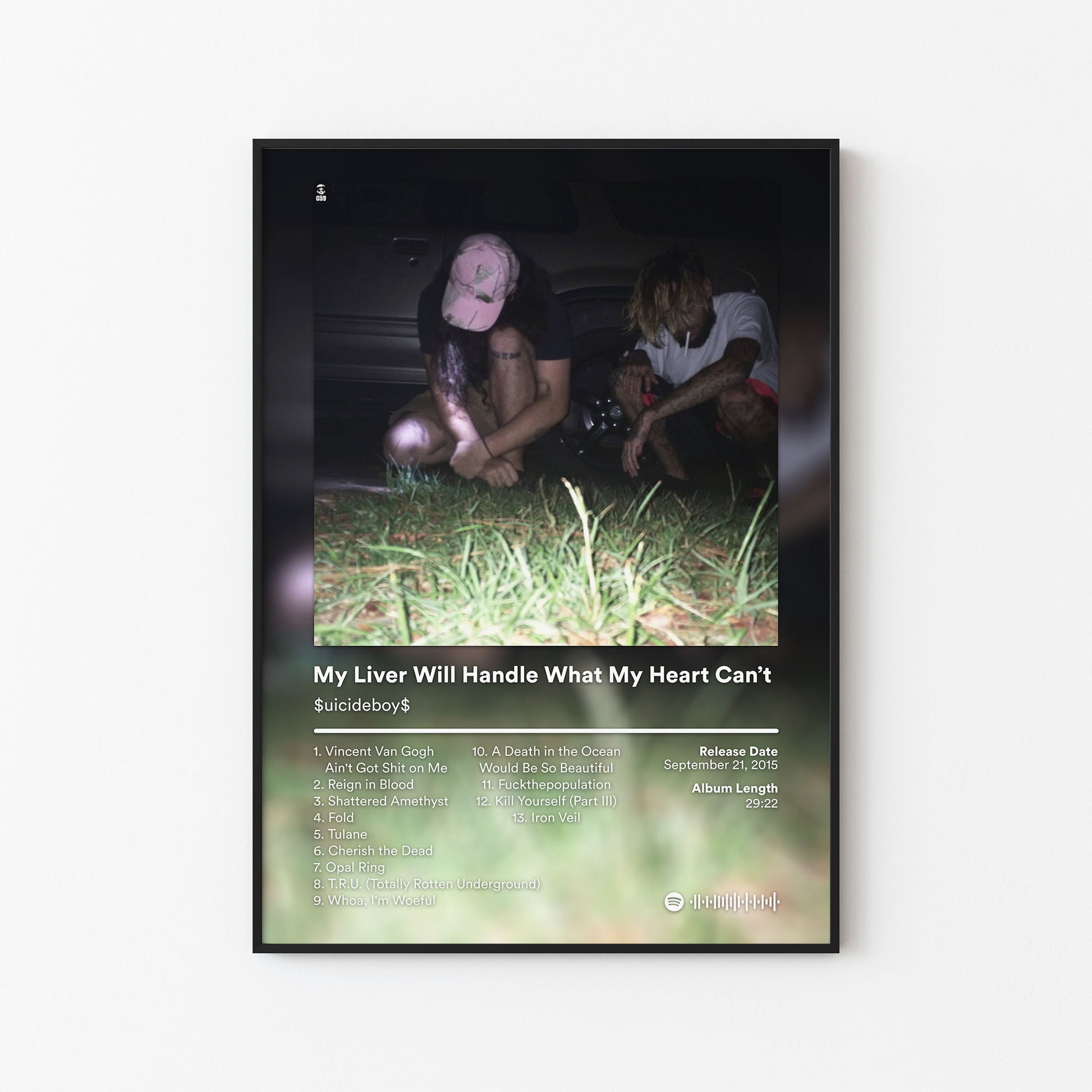 Suicideboys My Liver Will Handle What My Heart Cant Album Poster