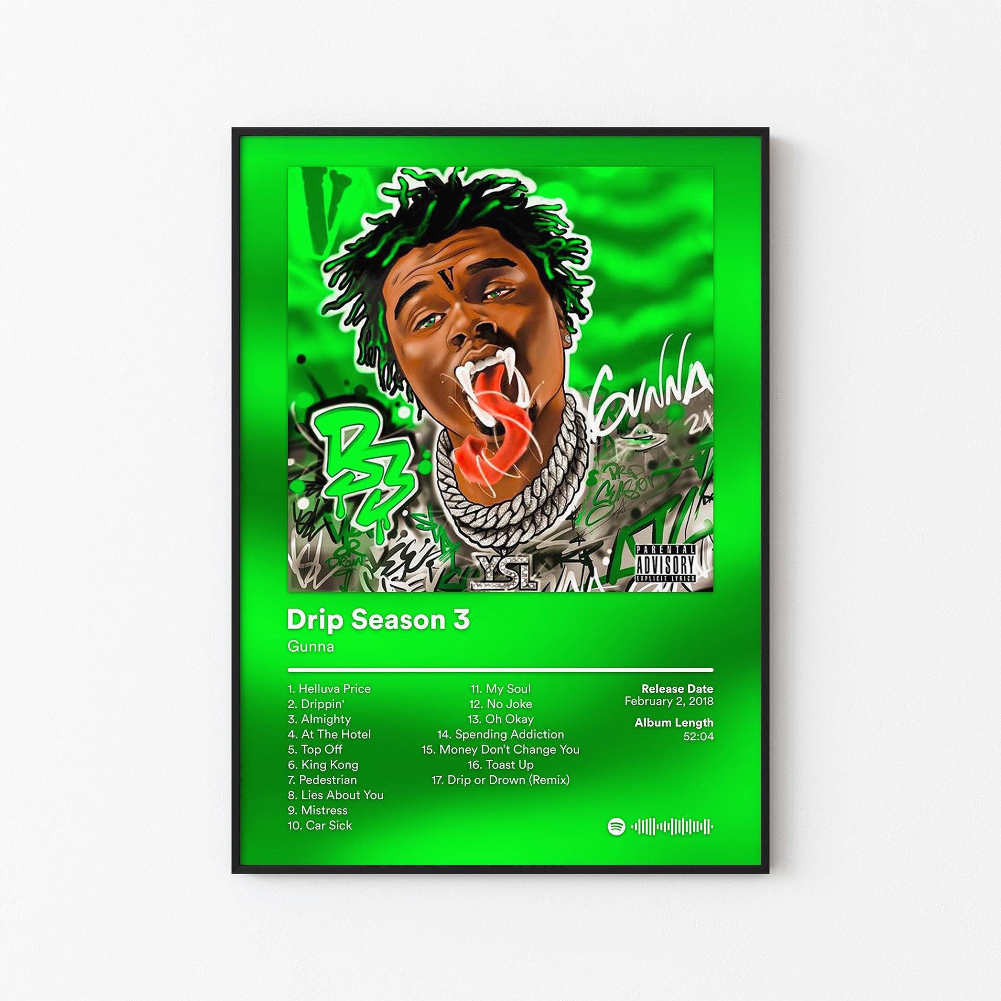 Gunna Drip Season 3 Album Poster