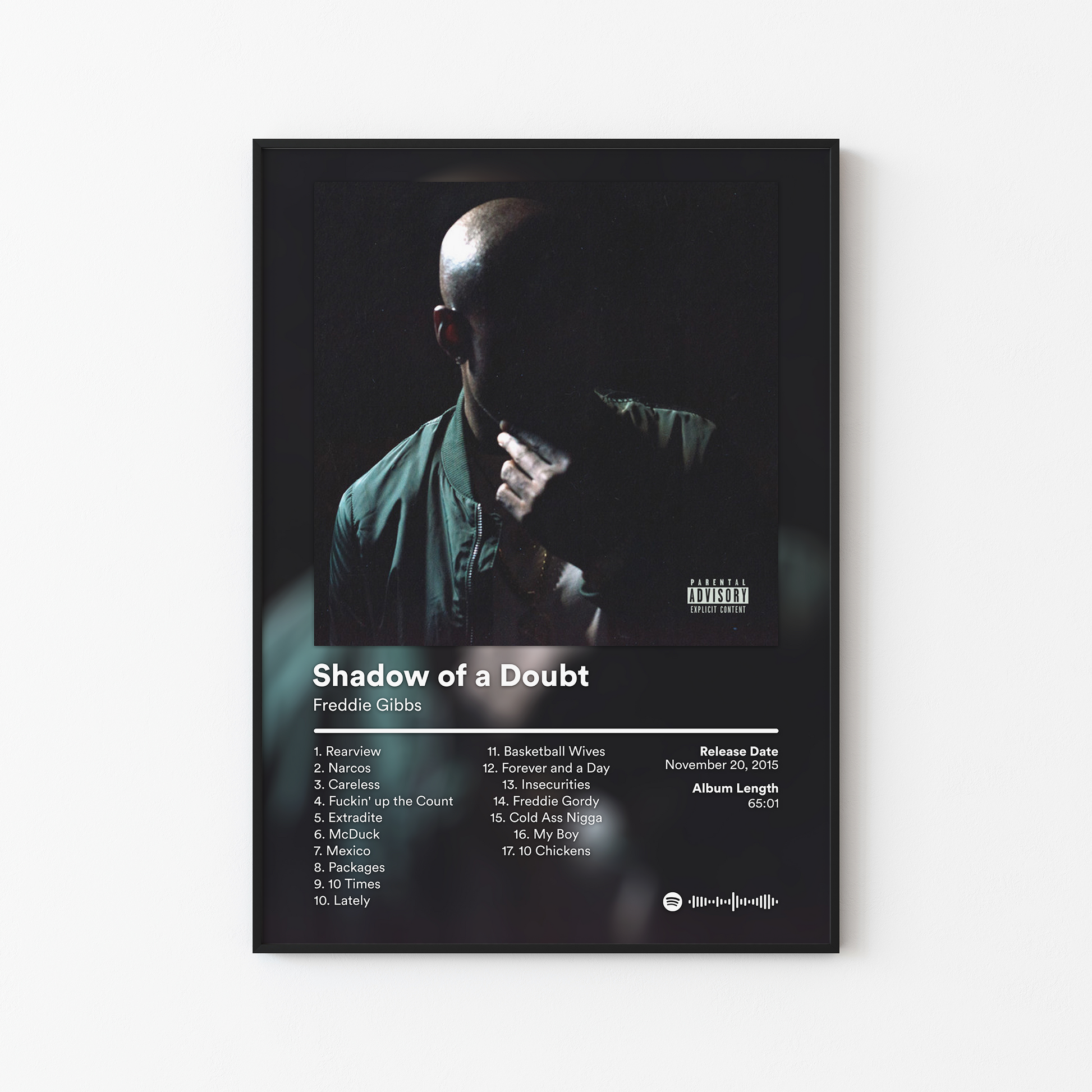 Freddie Gibbs Shadow of a Doubt Album Poster