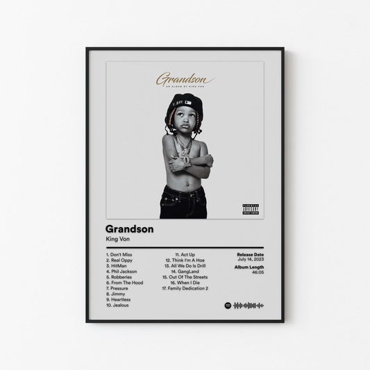 King Von Album Posters