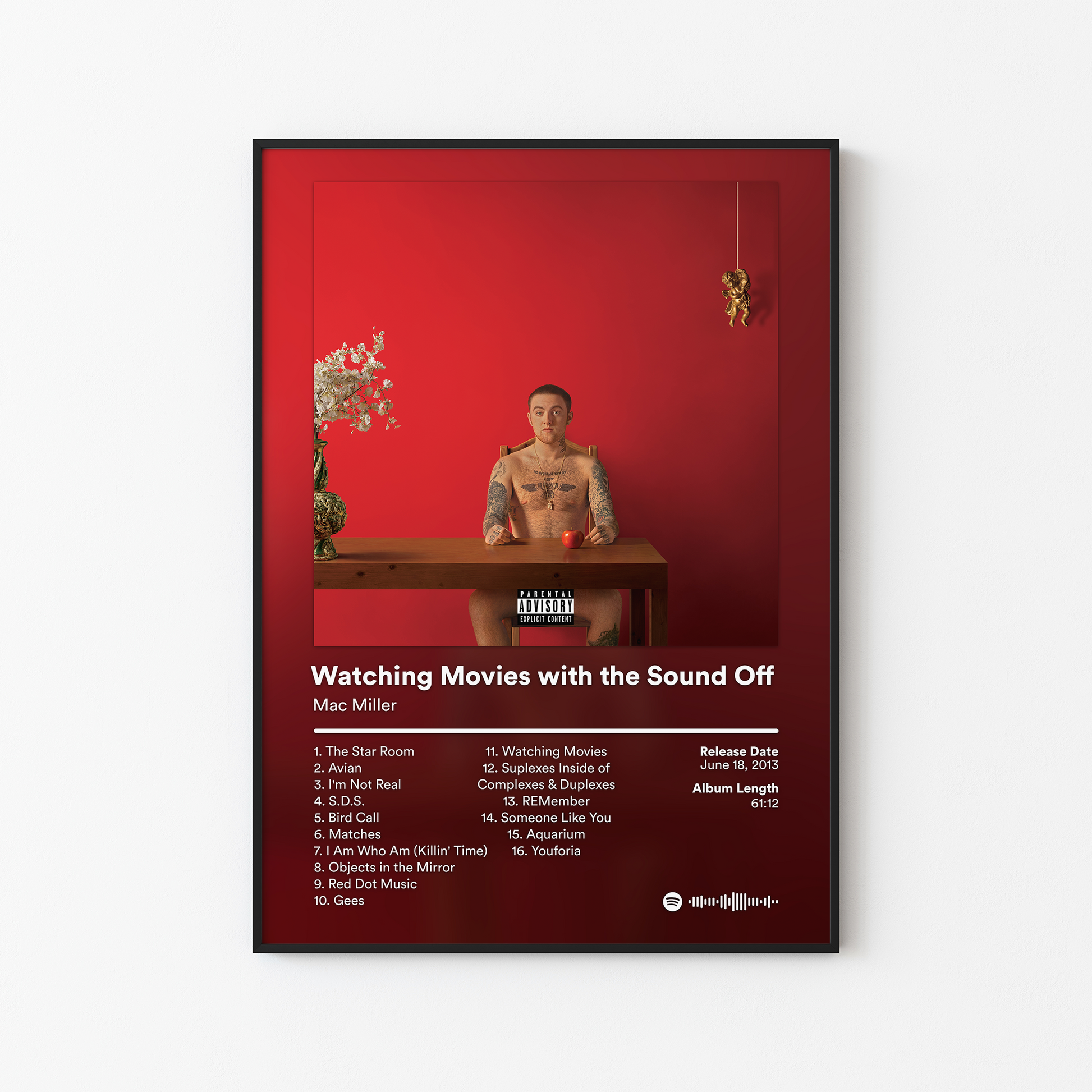 Mac Miller Watching Movies with the Sound Off Album Poster