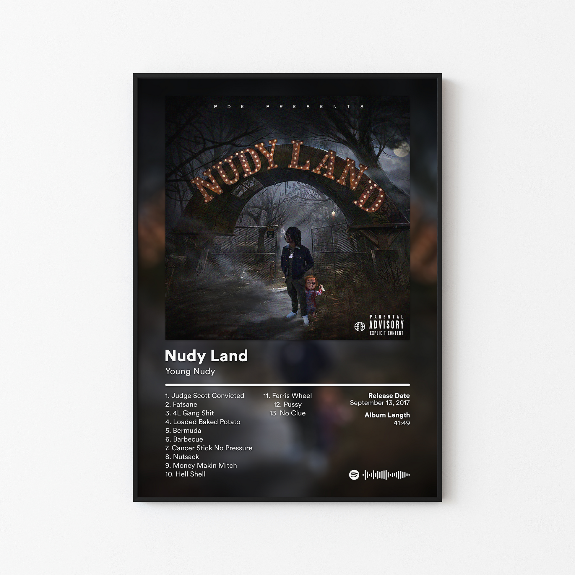 Young Nudy Nudy Land Album Poster