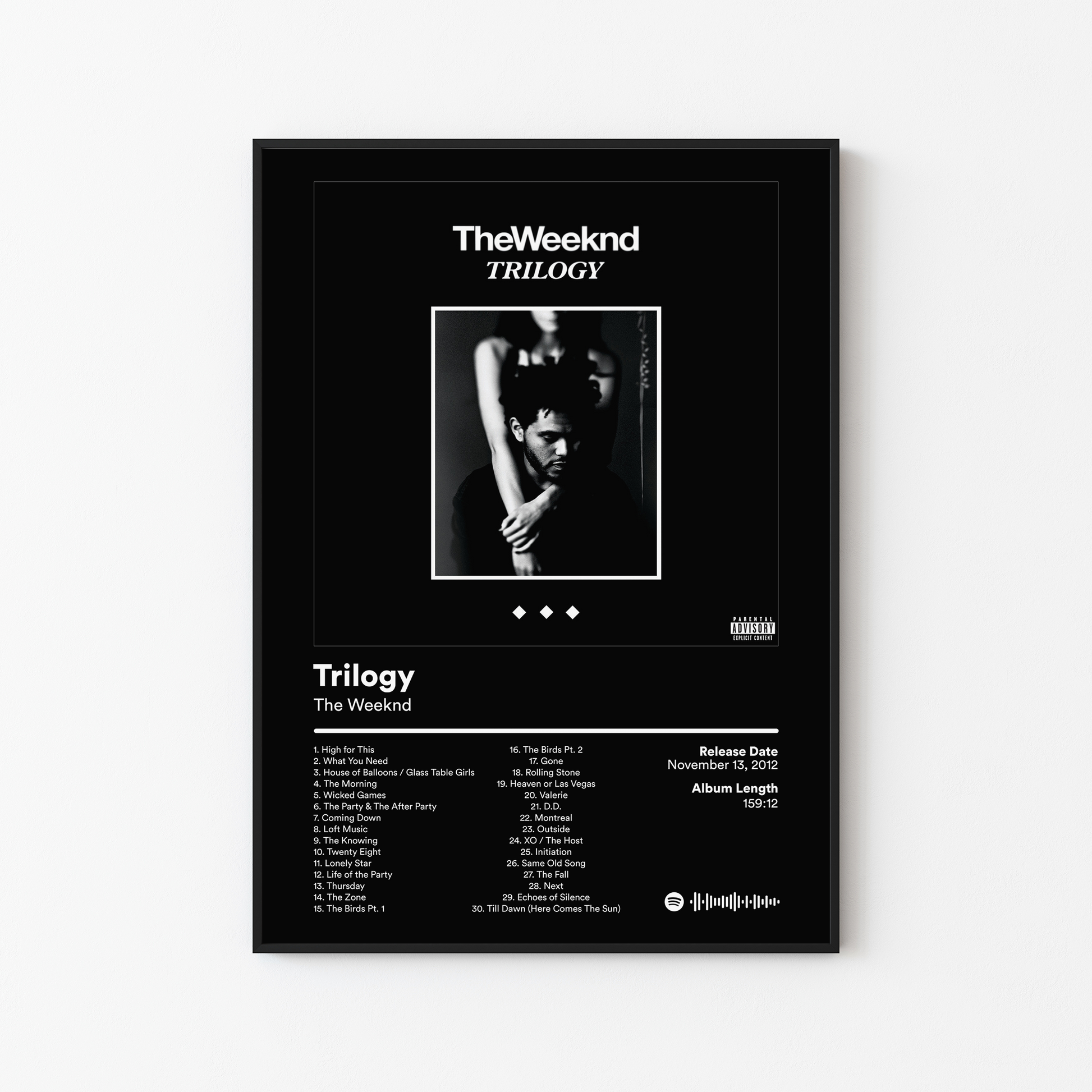 The Weeknd Trilogy Album Poster