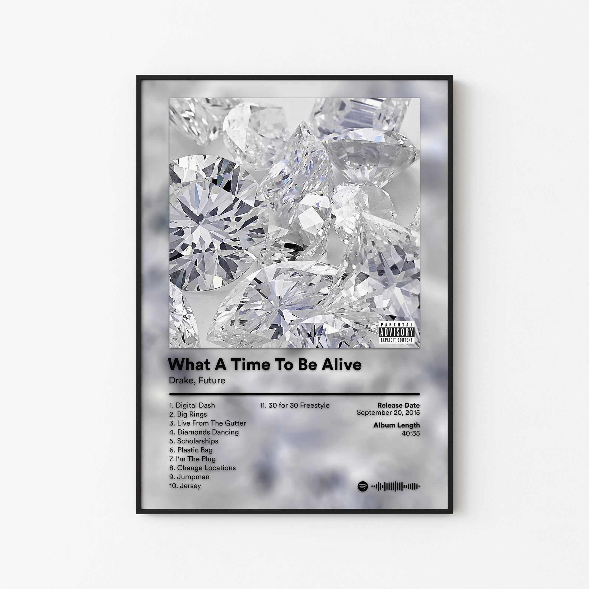 Drake What A Time To Be Alive Album Poster