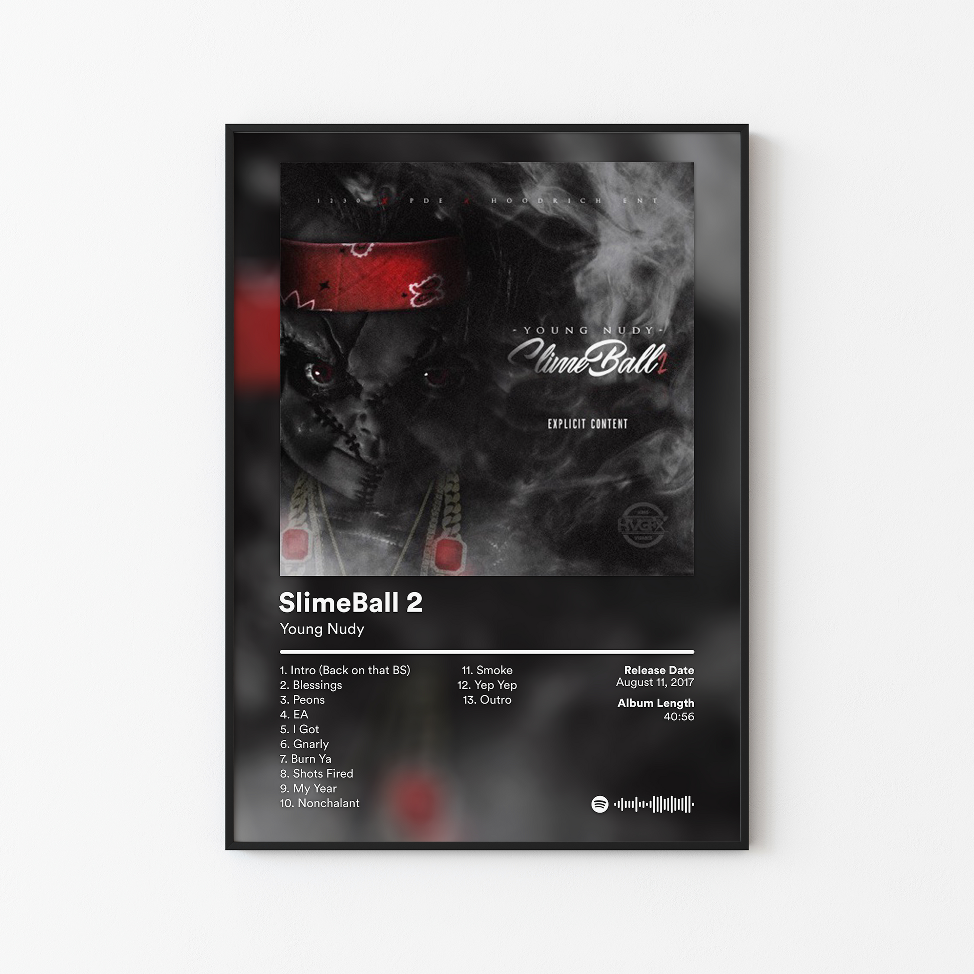 Young Nudy SlimeBall 2 Album Poster