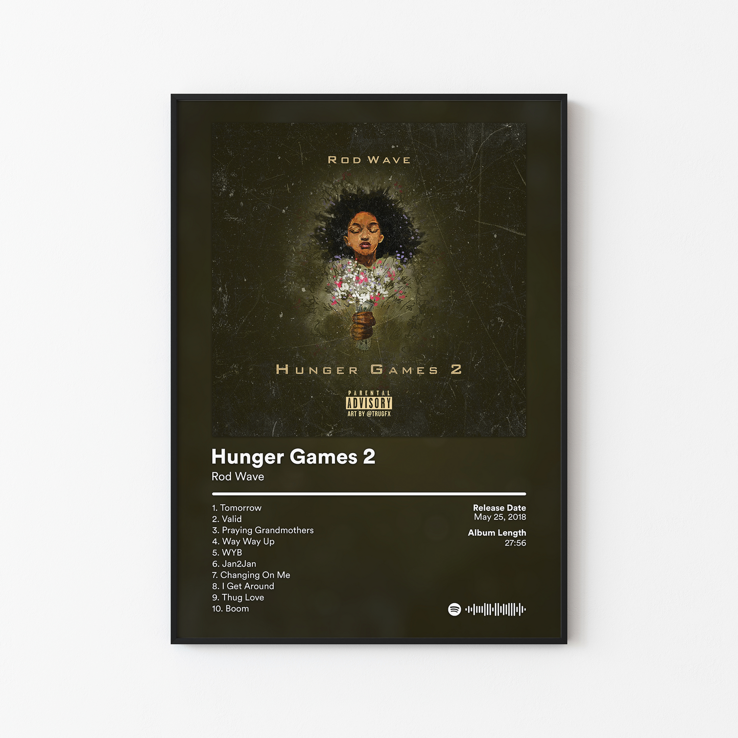 Rod Wave Hunger Games 2 Album Poster