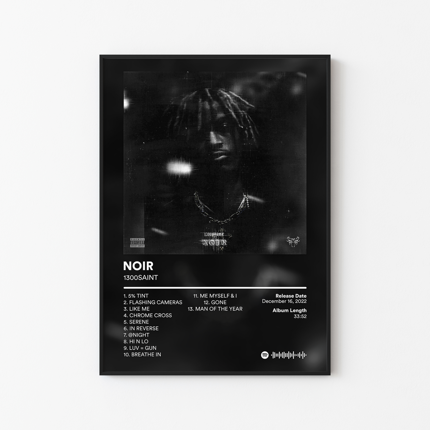 1300SAINT NOIR Album Poster