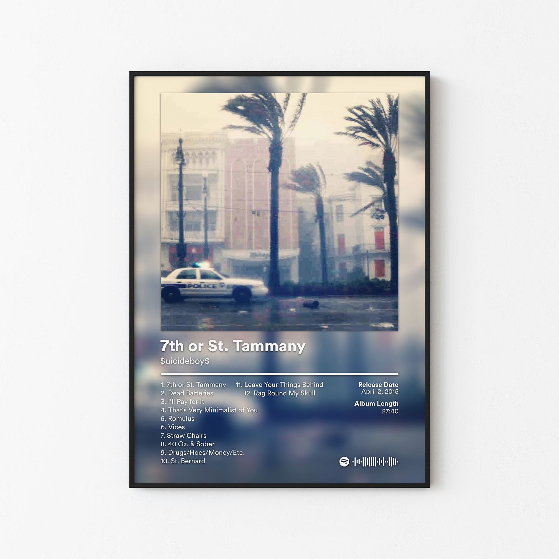 Suicideboys 7th or St Tammany Album Poster