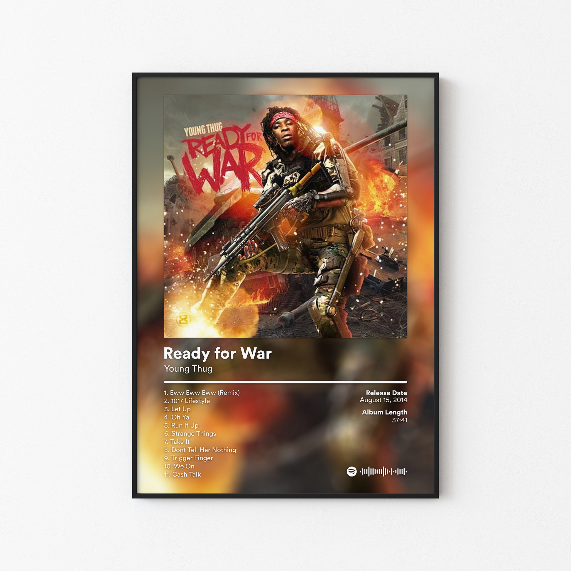 Young Thug Ready for War Album Poster