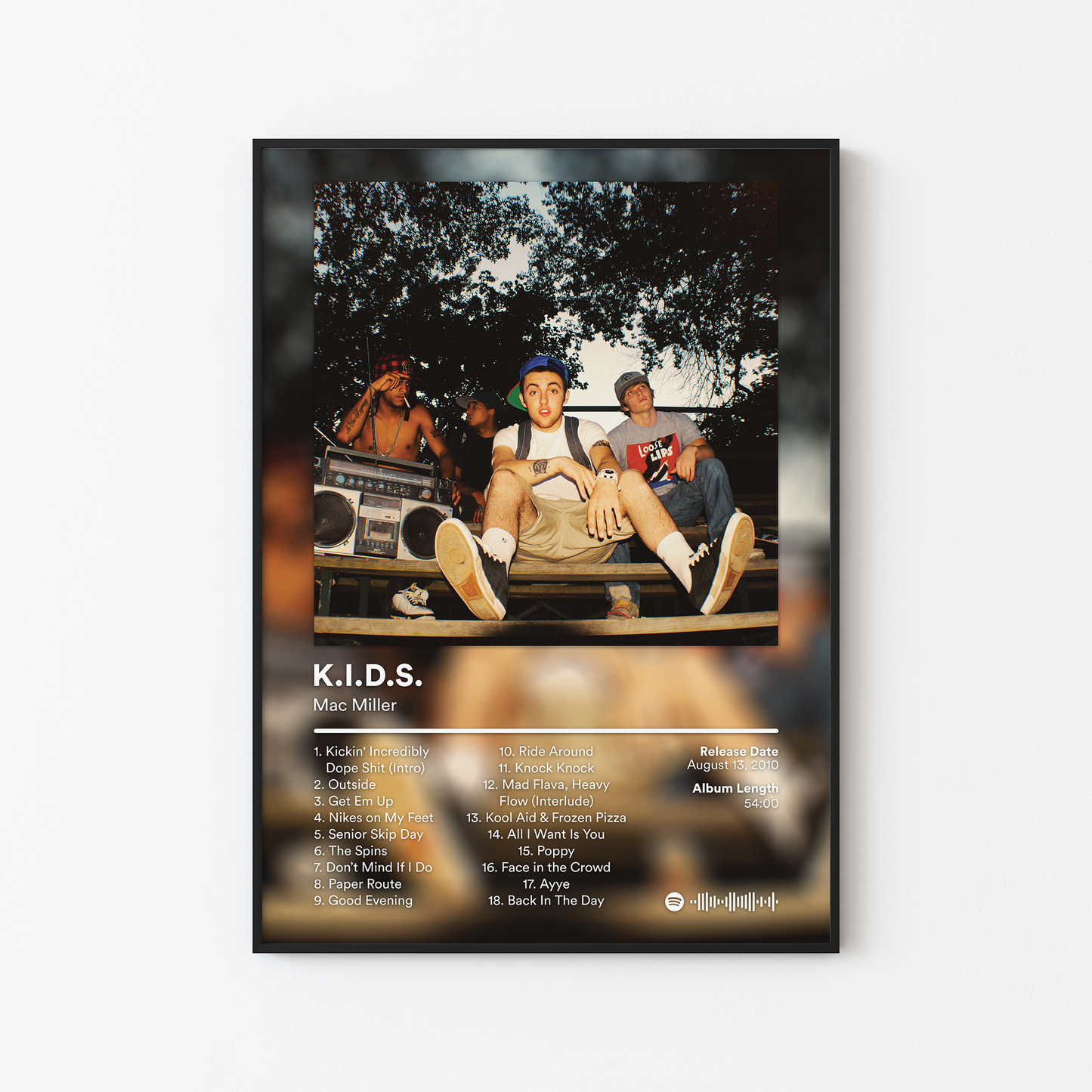 Mac Miller KIDS Album Poster