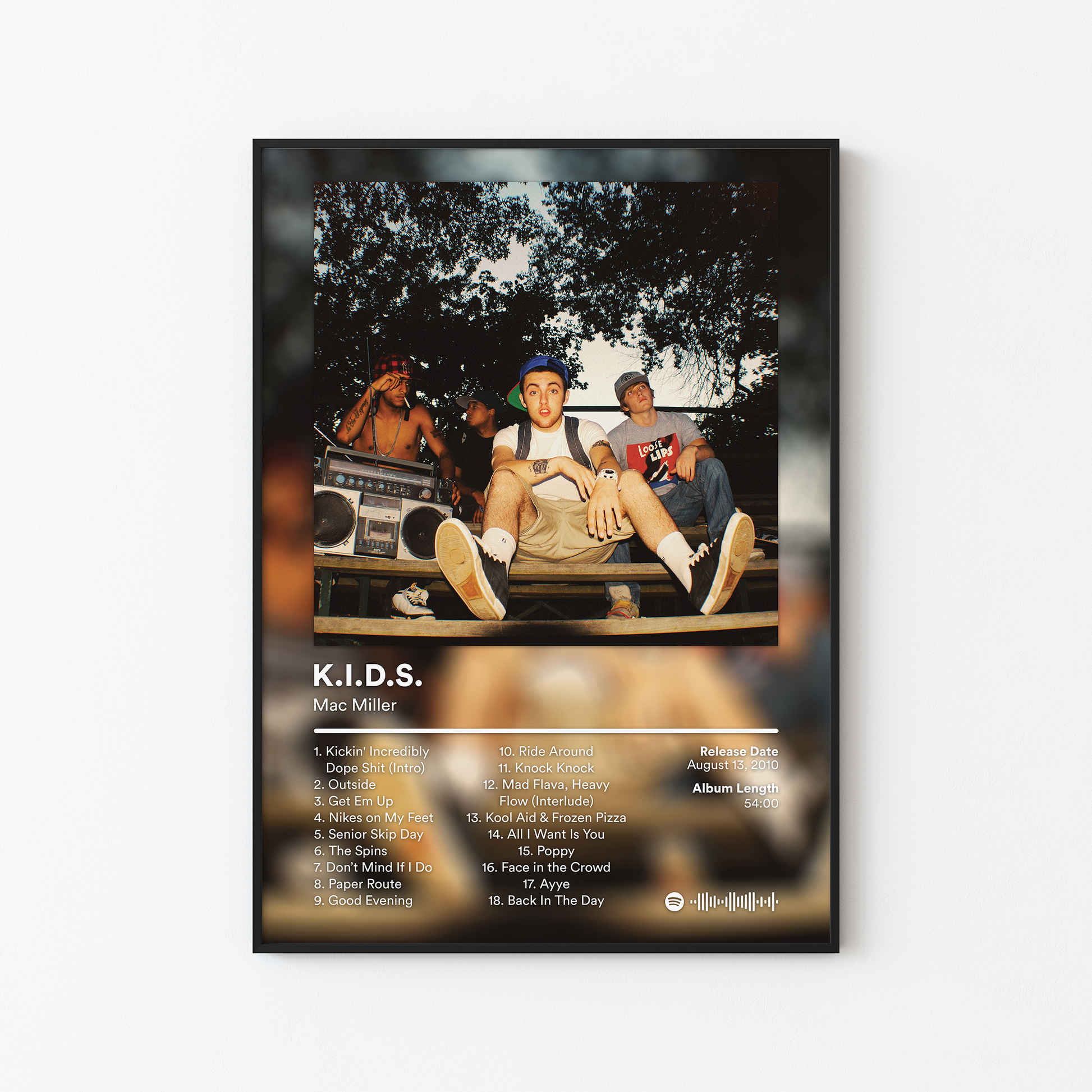 Mac Miller KIDS Album Poster