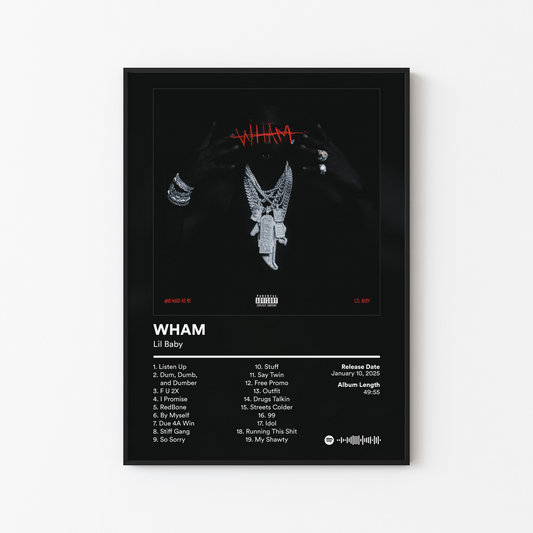 Lil Baby WHAM Album Poster