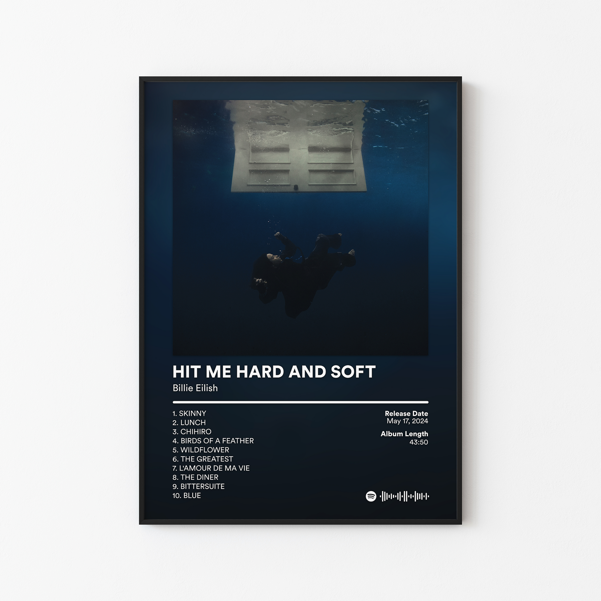 Billie Eilish HIT ME HARD AND SOFT Album Poster