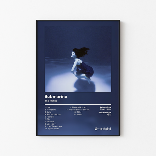 The Marias Submarine Album Poster
