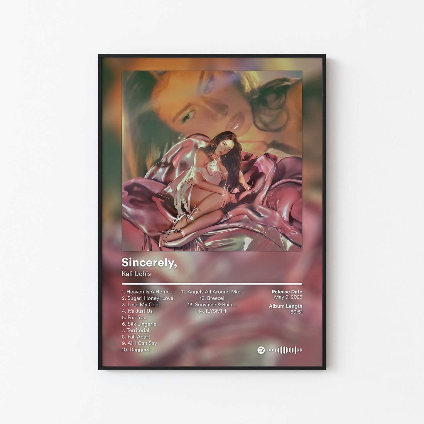 Kali Uchis Sincerely Album Poster