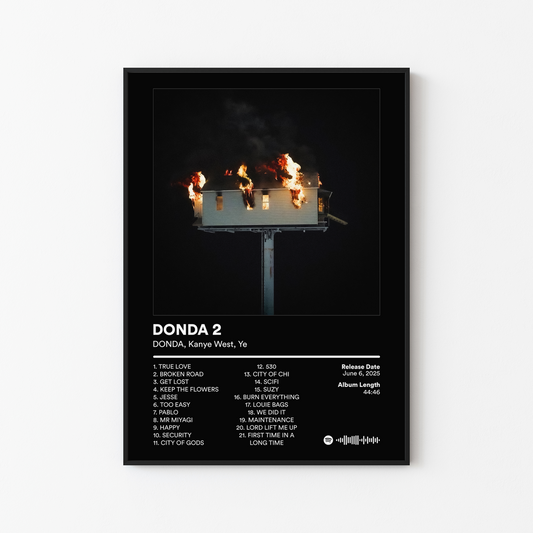 Kanye West DONDA 2 Album Poster