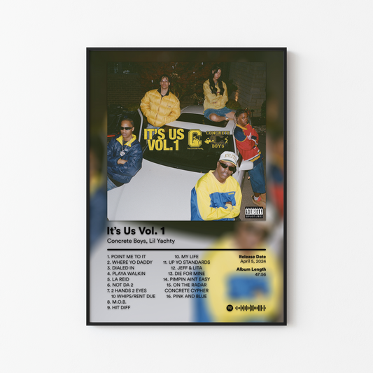 Lil Yachty Its Us Vol 1 Album Poster