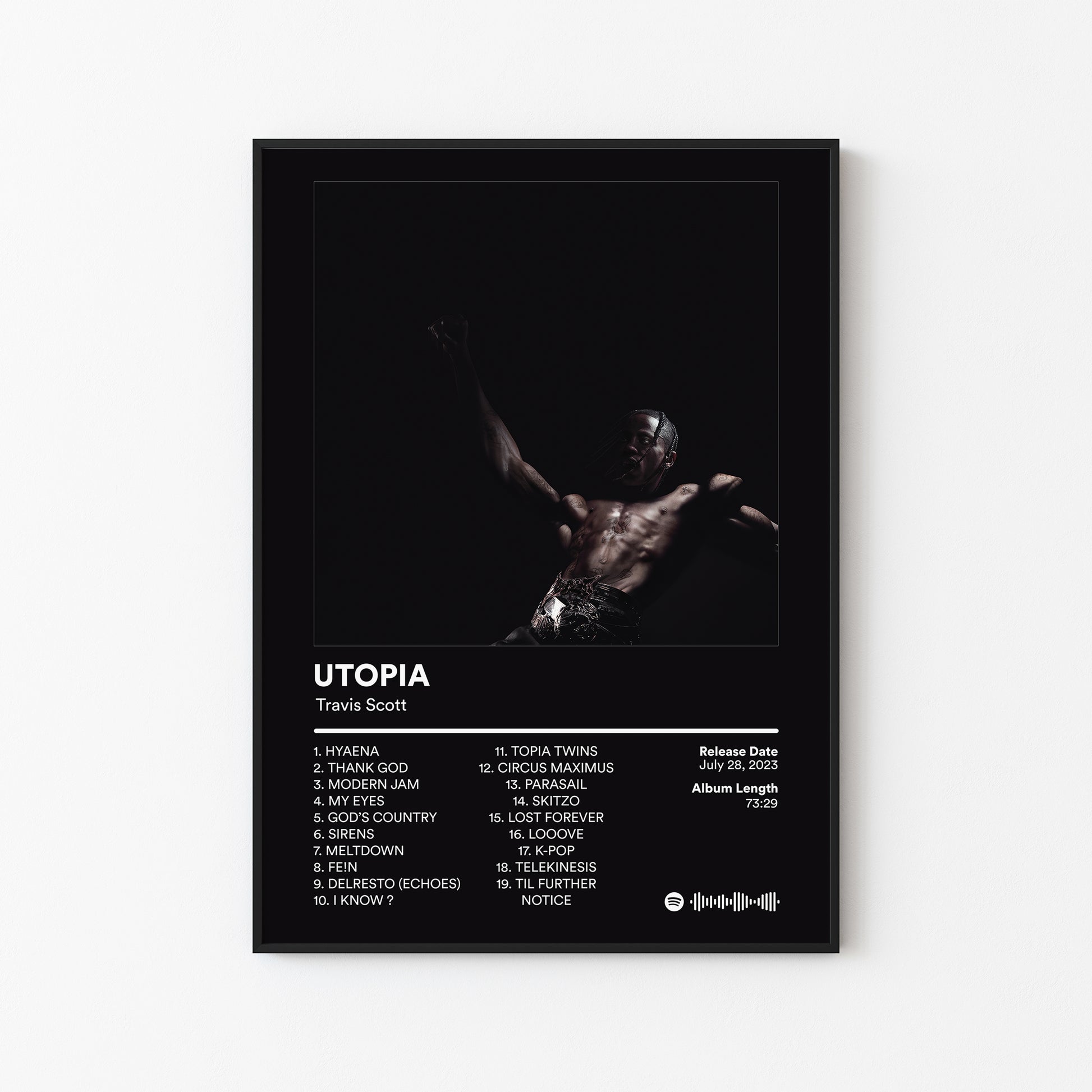 Travis Scott UTOPIA Album Poster