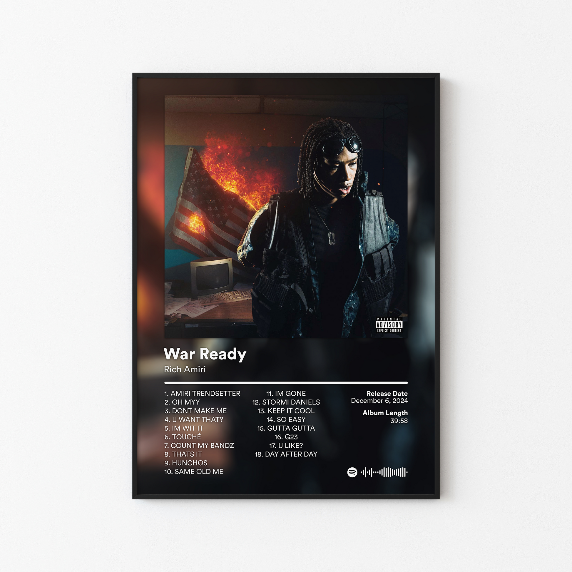 Rich Amiri War Ready Album Poster