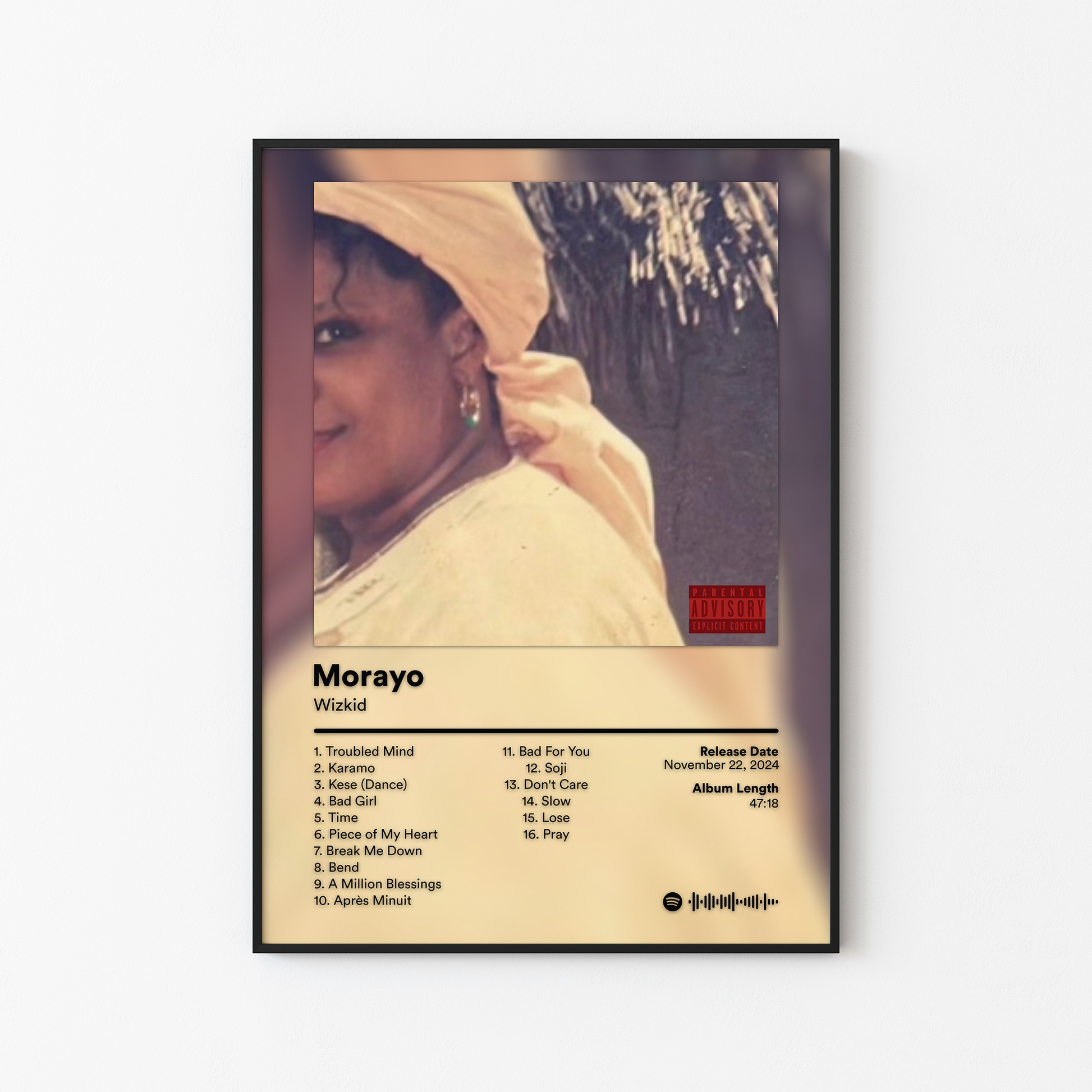 Wizkid Morayo Album Poster