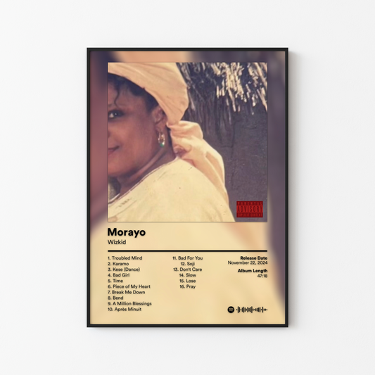 Wizkid Morayo Album Poster