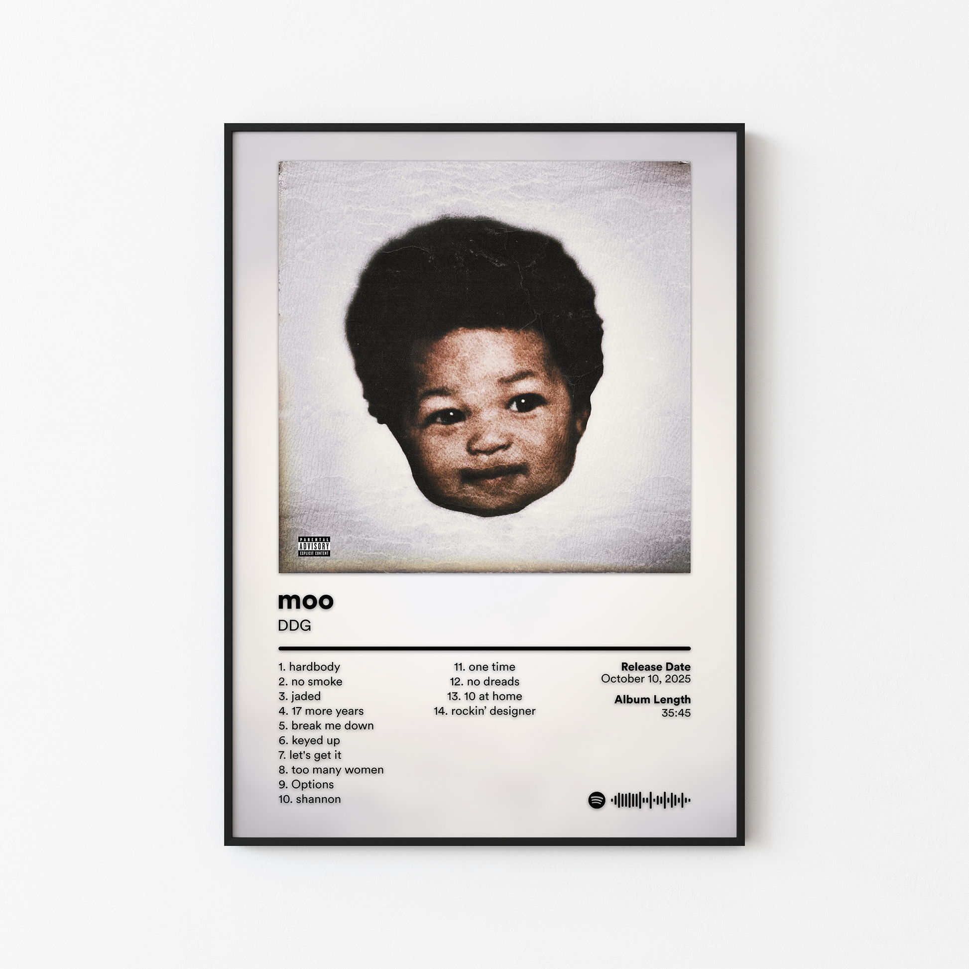 DDG moo Album Poster