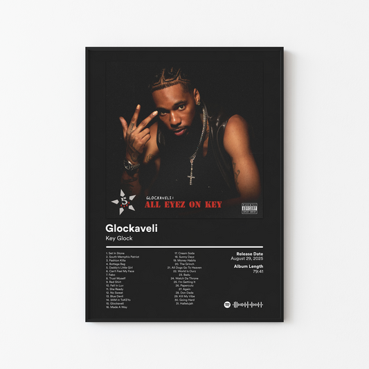 Key Glock Glockaveli All Eyez On Key Album Poster