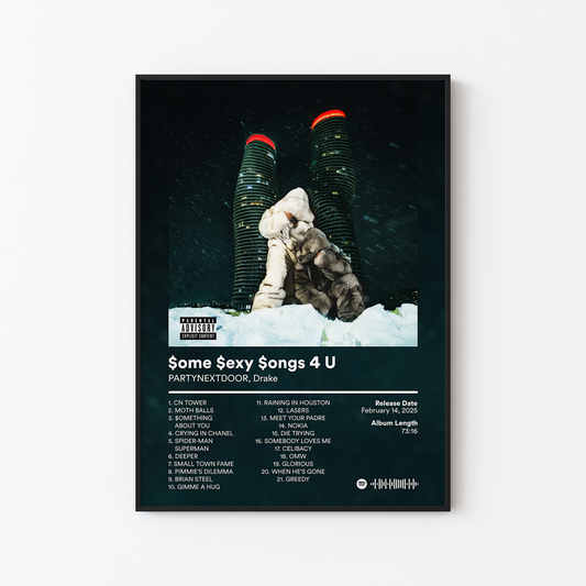 Drake Some Sexy Songs 4 U Album Poster