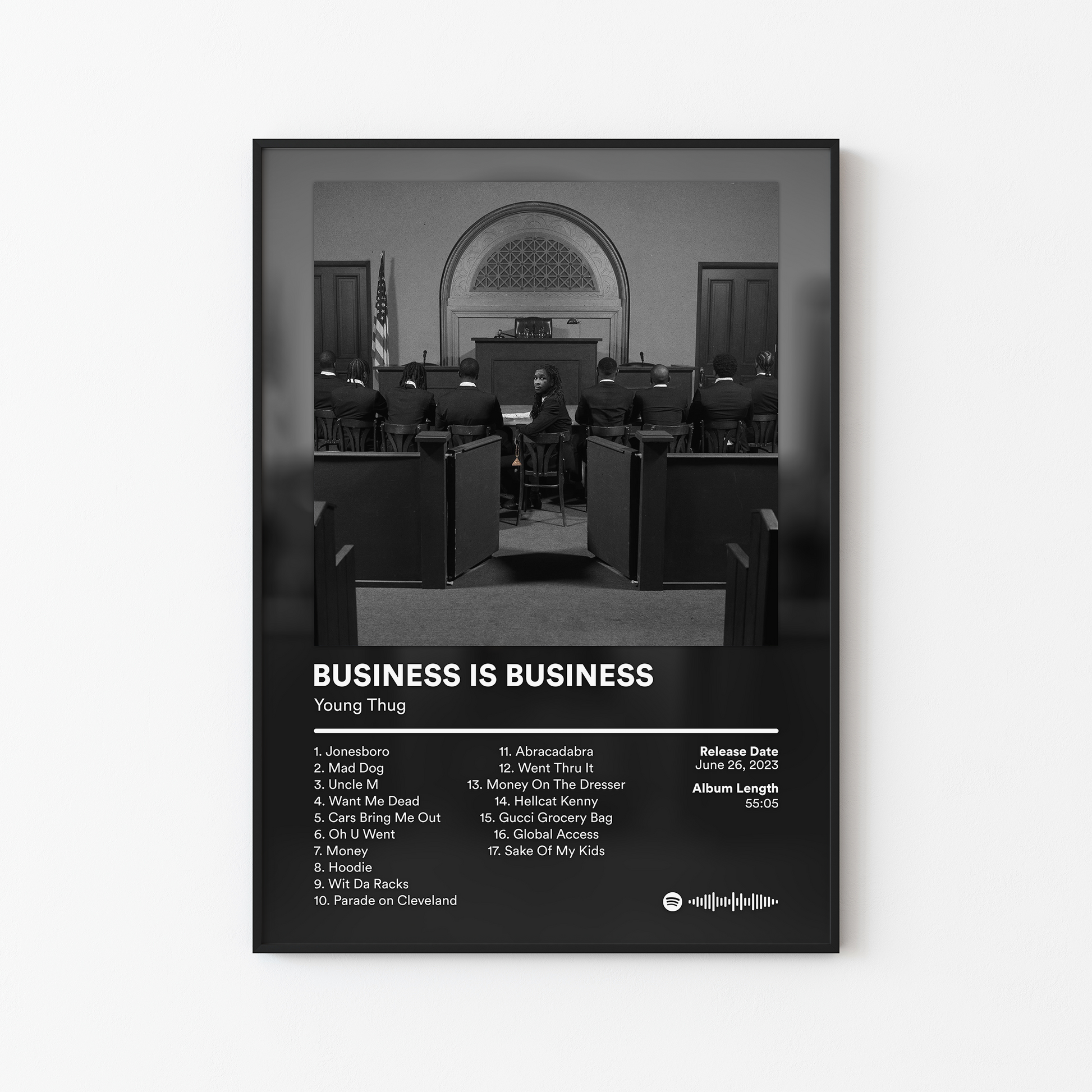 Young Thug BUSINESS IS BUSINESS Album Poster