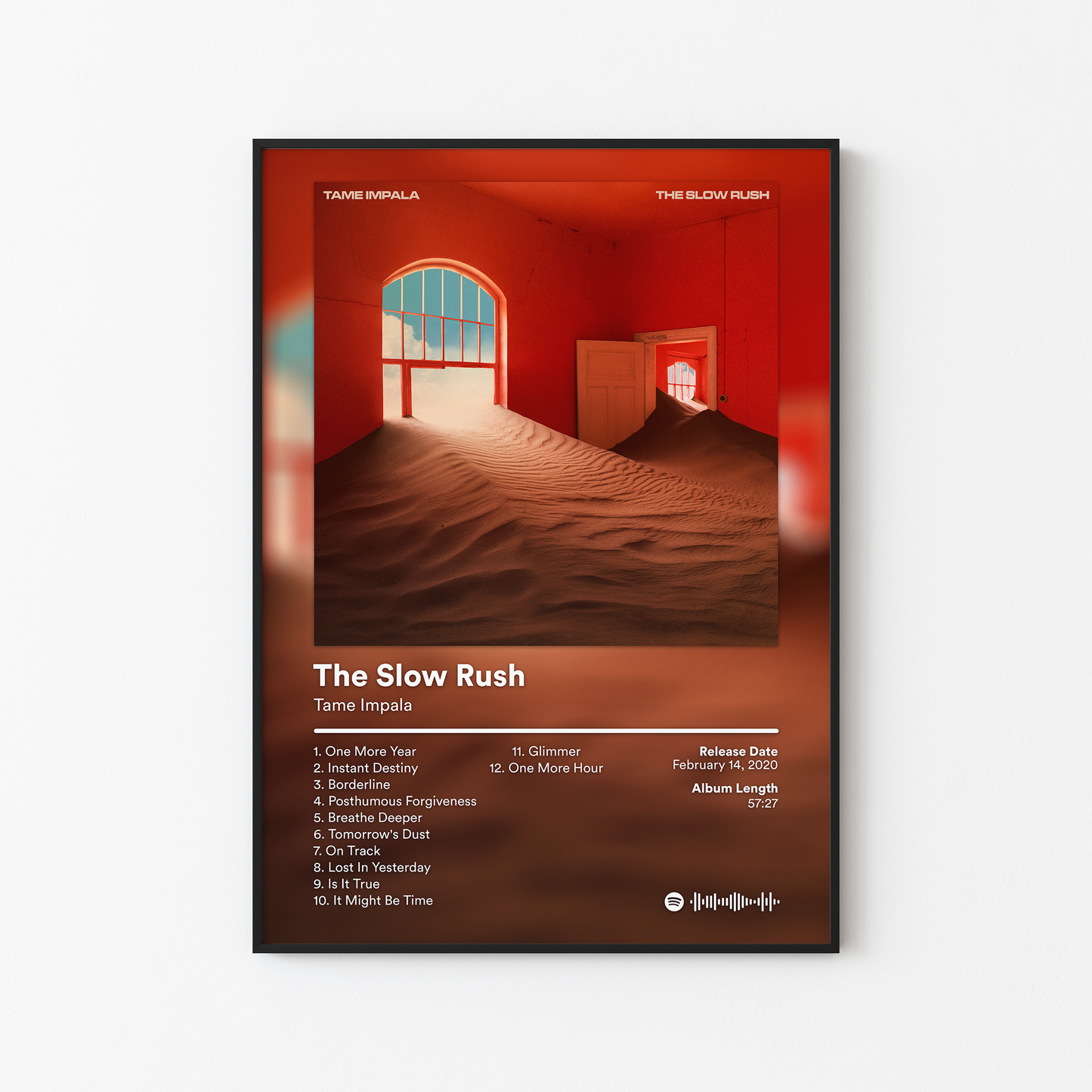 Tame Impala The Slow Rush Album Poster