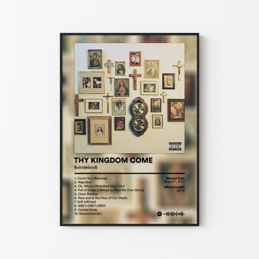 Suicideboys THY KINGDOM COME Album Poster
