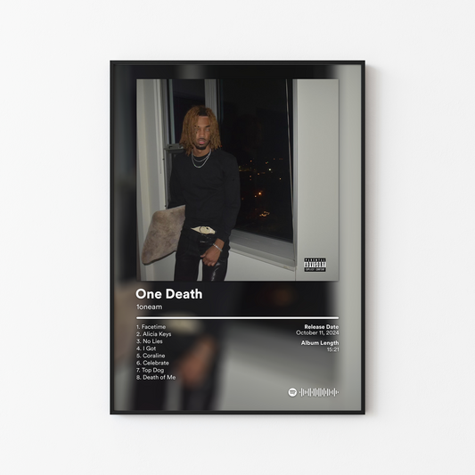 1oneam One Death Album Poster