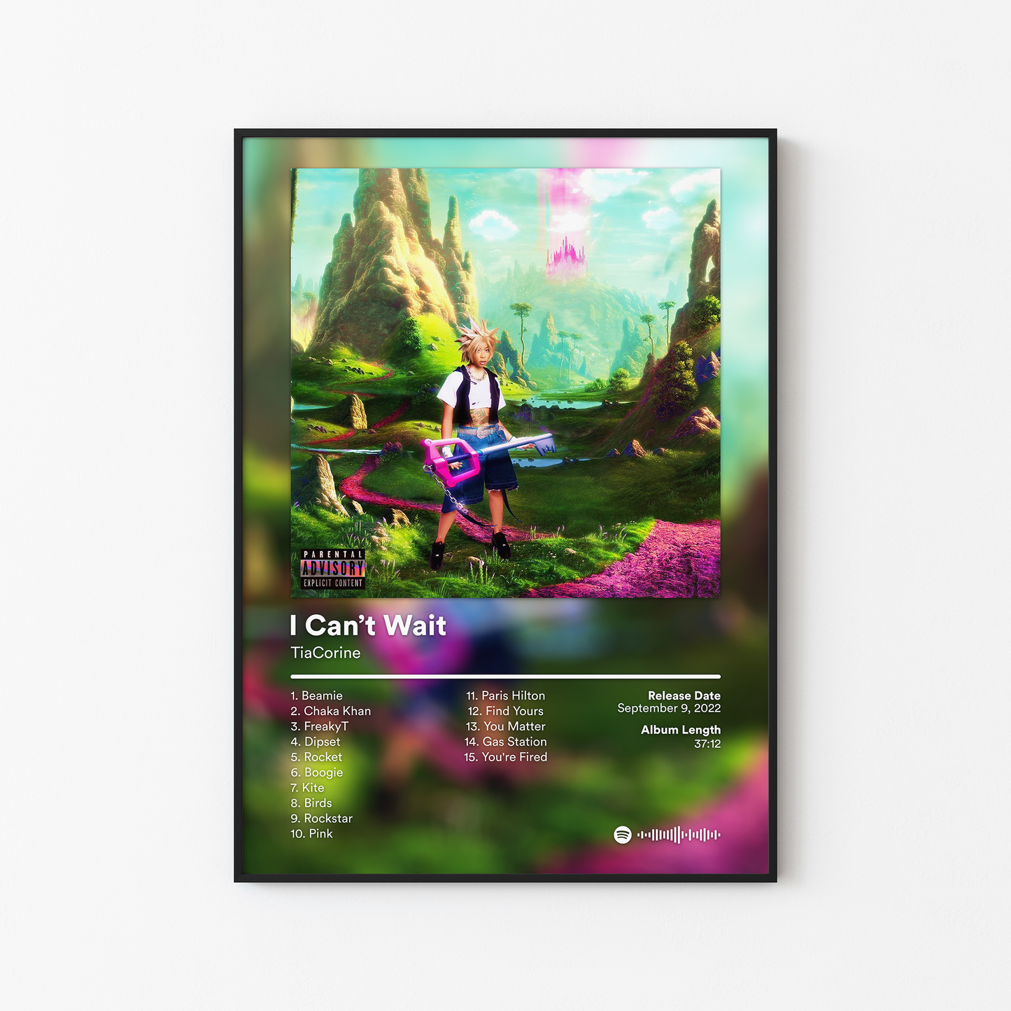 TiaCorine I Cant Wait Album Posters