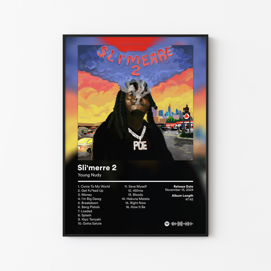 Young Nudy Slimerre 2 Album Poster