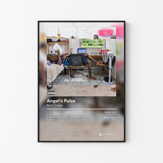 Blood Orange Angels Pulse Album Poster