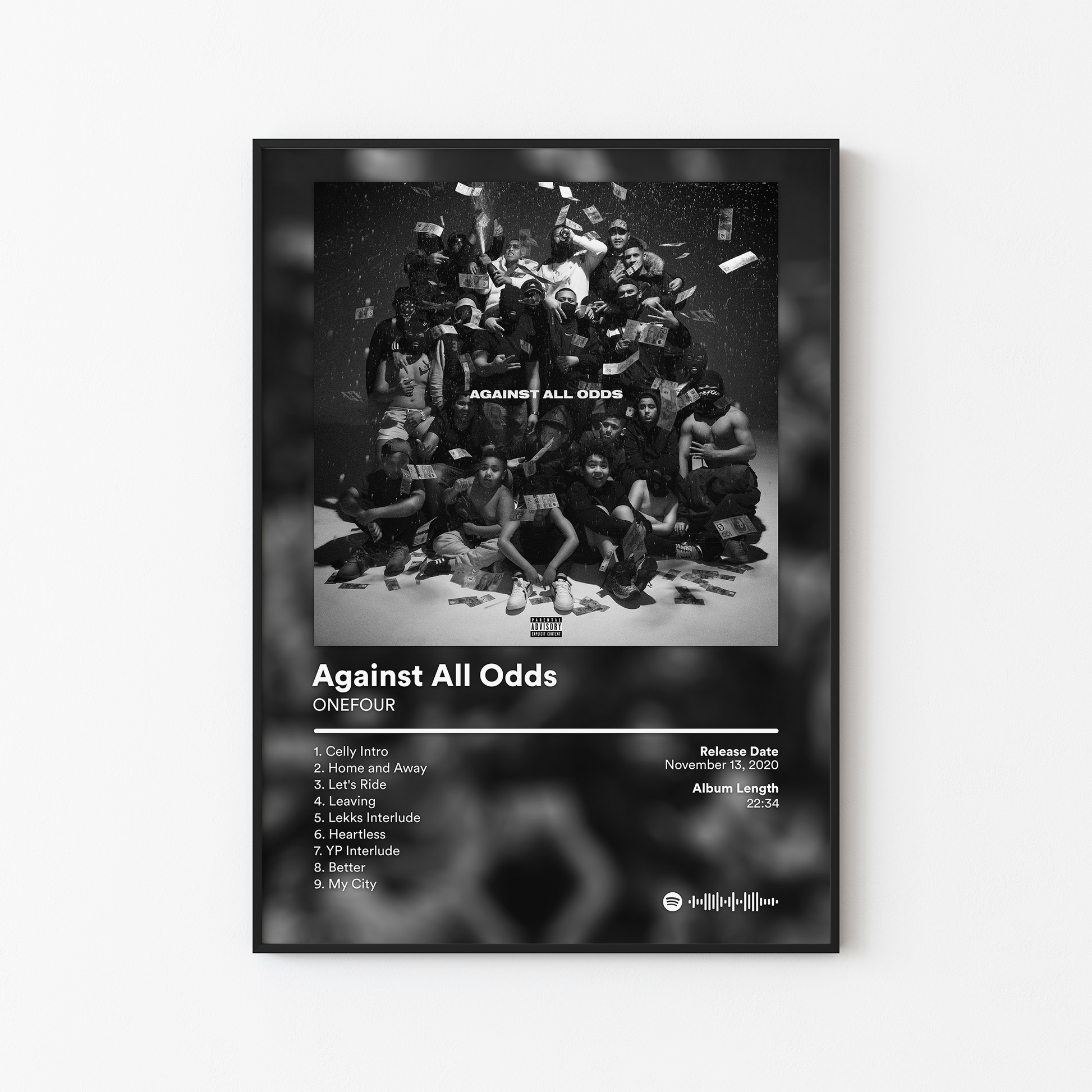 ONEFOUR Against All Odds Album Poster