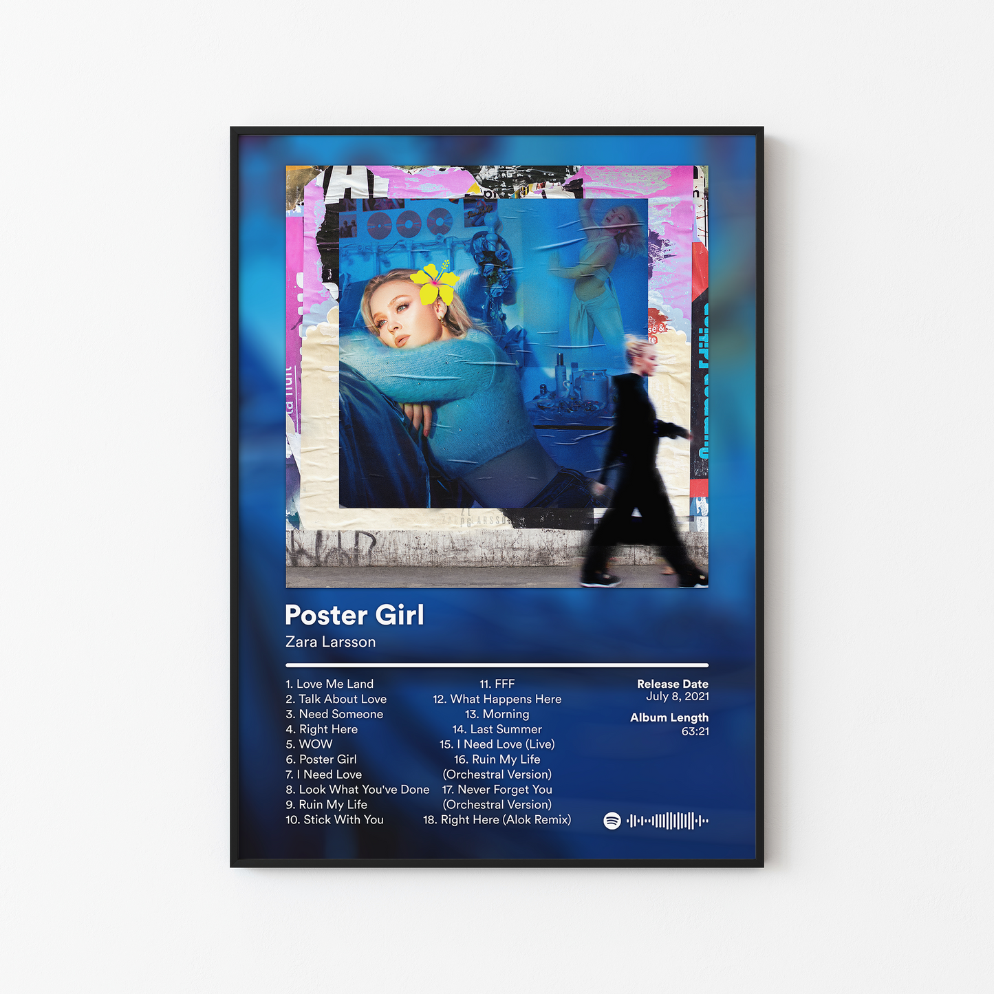 Zara Larsson Poster Girl Summer Edition Album Poster
