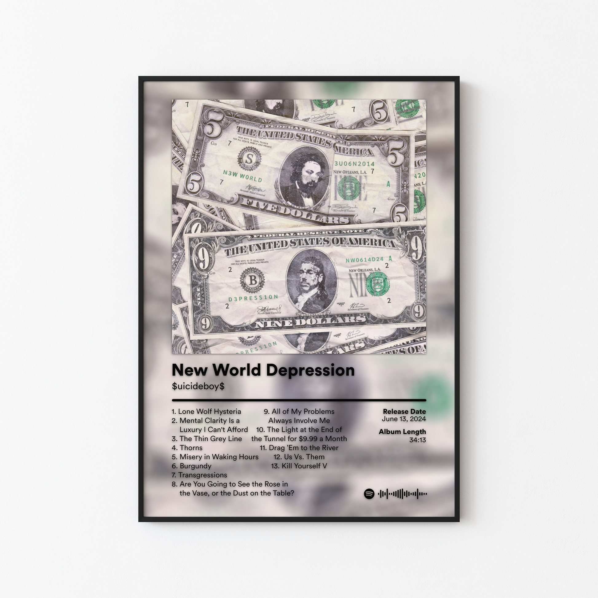 Suicideboys New World Depression Album Poster