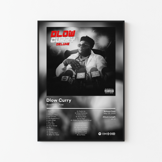 BossMan Dlow Dlow Curry Deluxe Album Poster