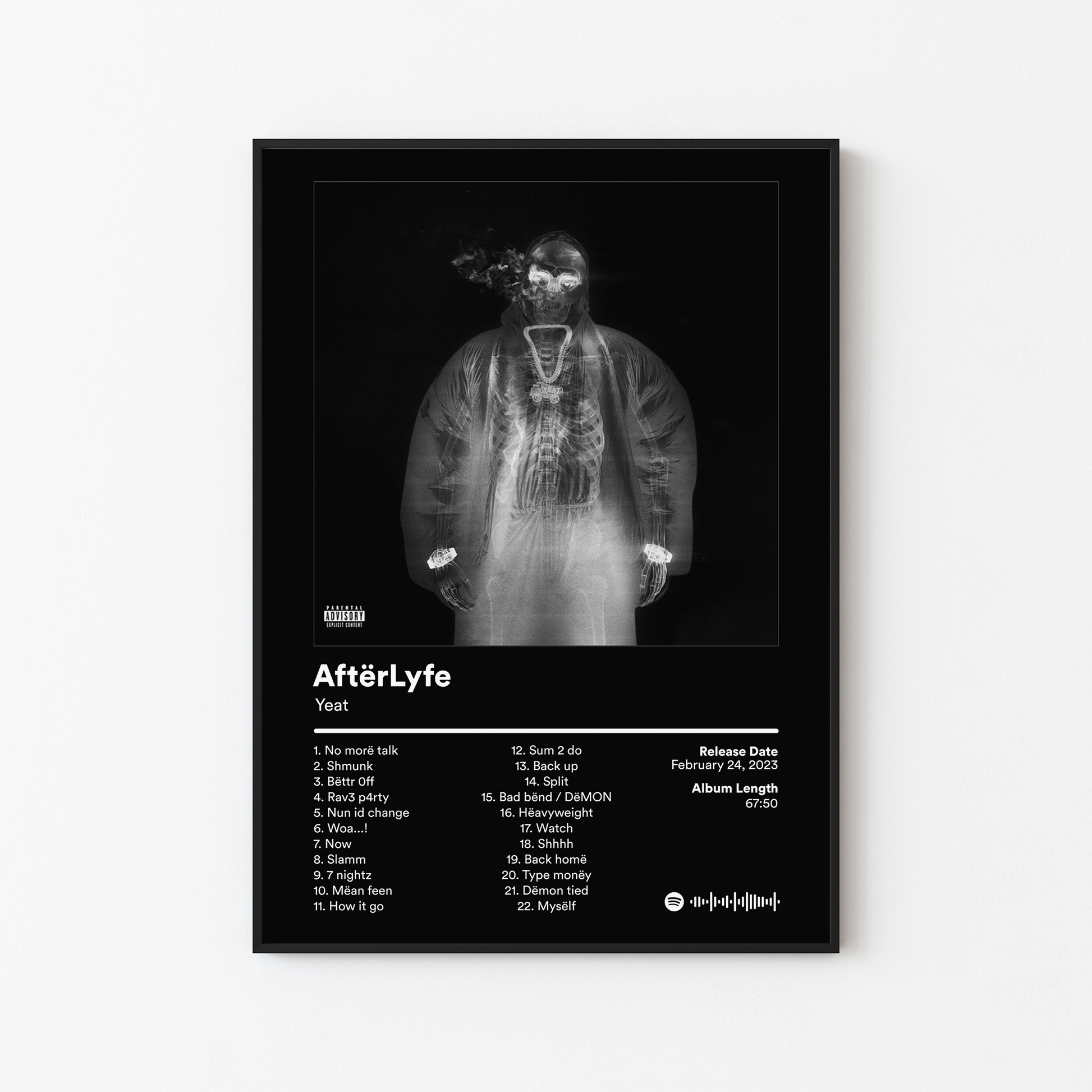 Yeat AfterLyfe Album Poster