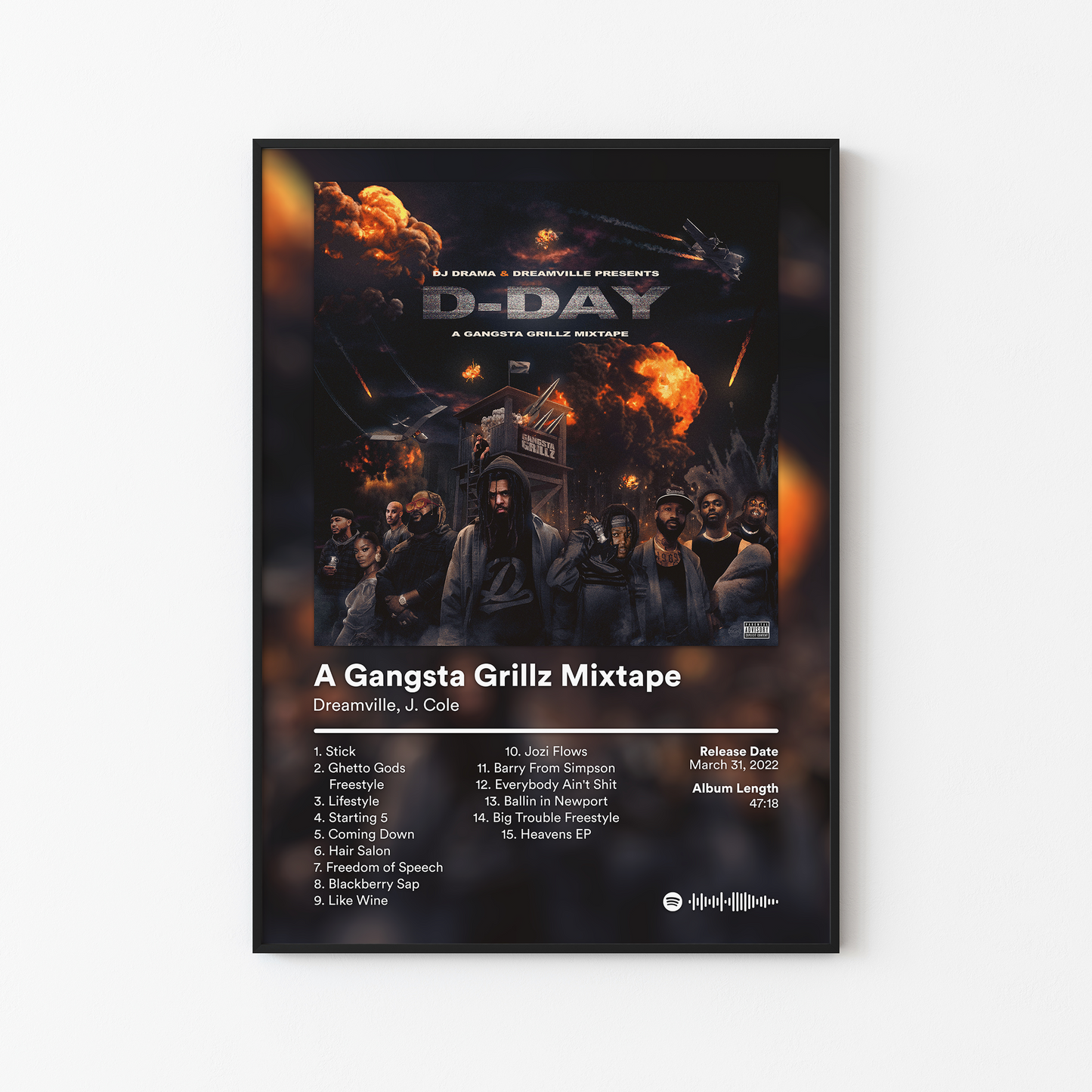 J. Cole Album Posters