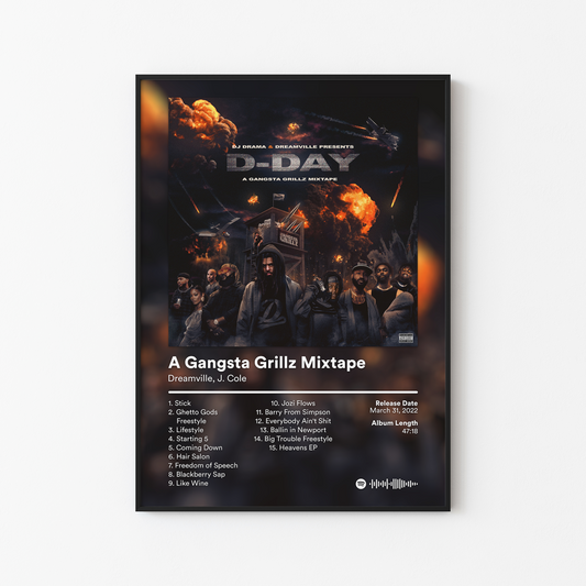 J. Cole Album Posters