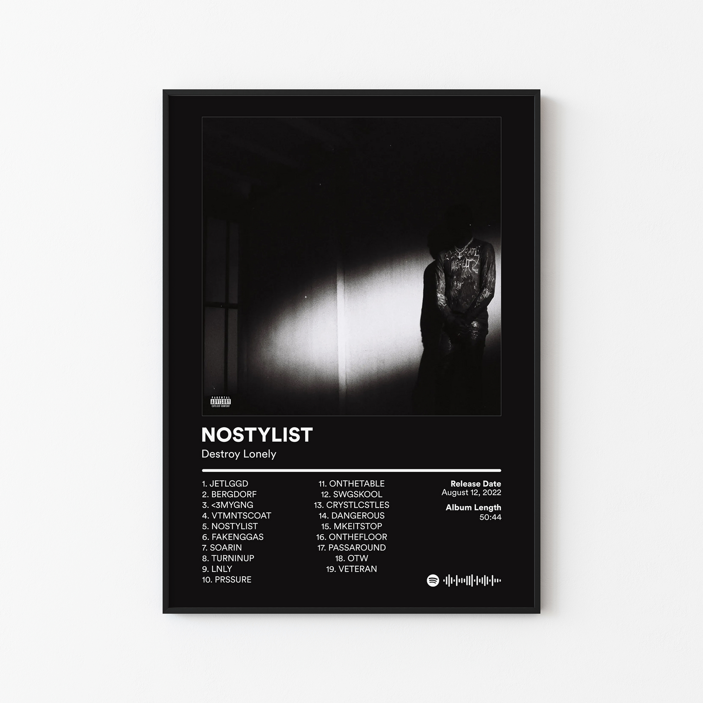 Destroy Lonely NO STYLIST Album Poster