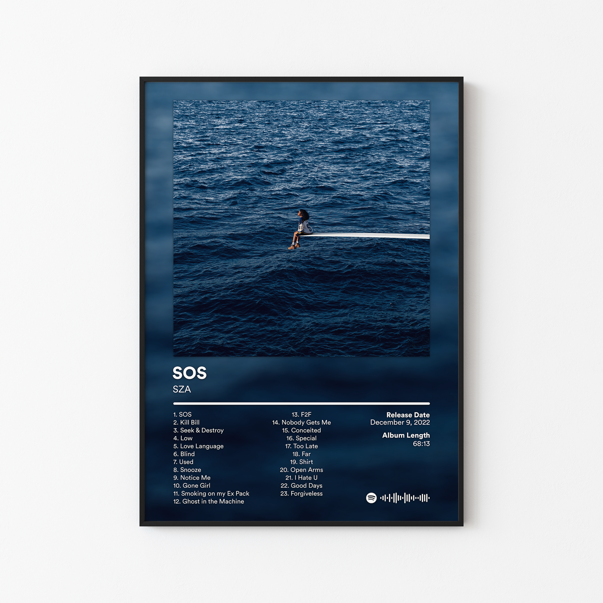 SZA SOS Album Poster