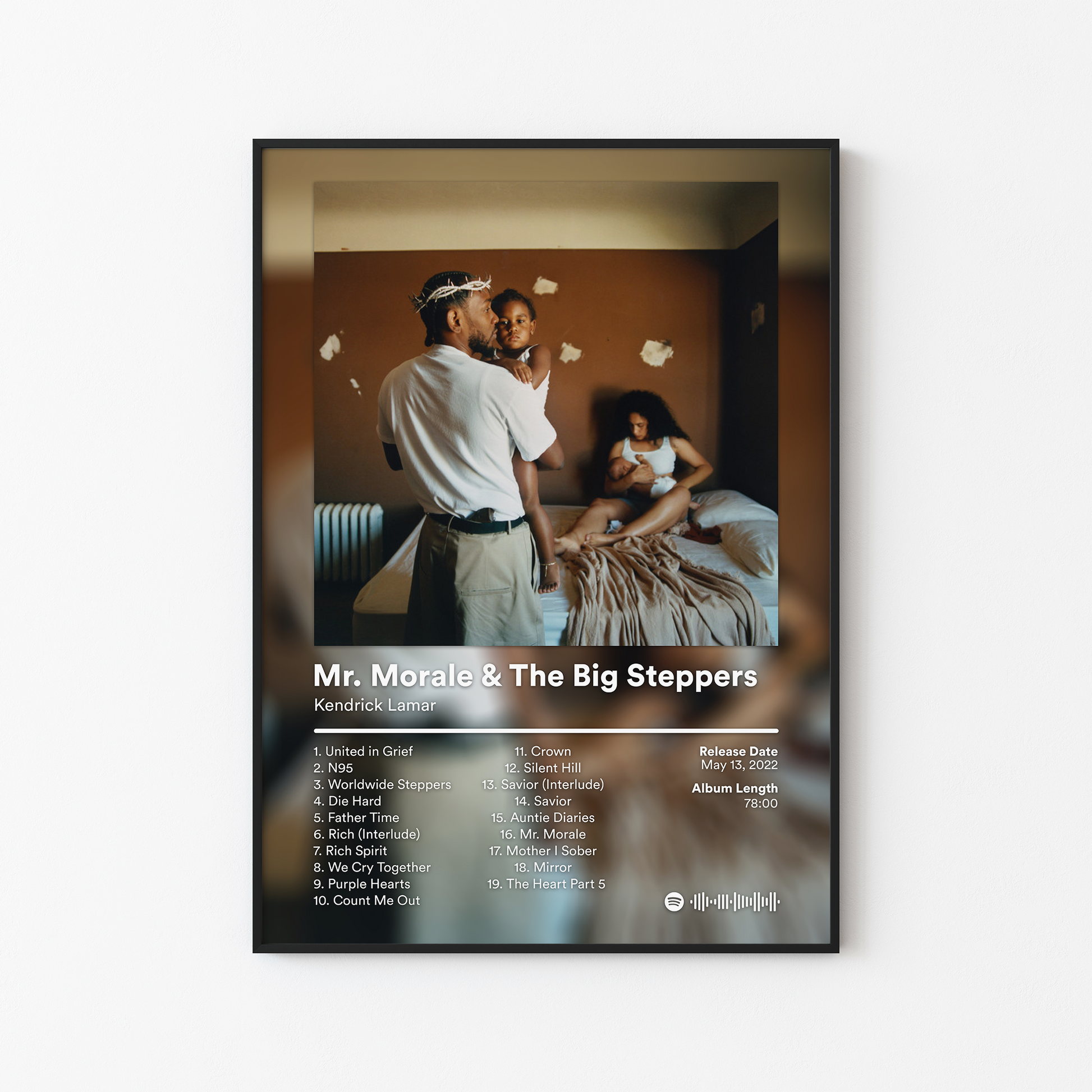 Kendrick Lamar Mr Morale and The Big Steppers Album Poster