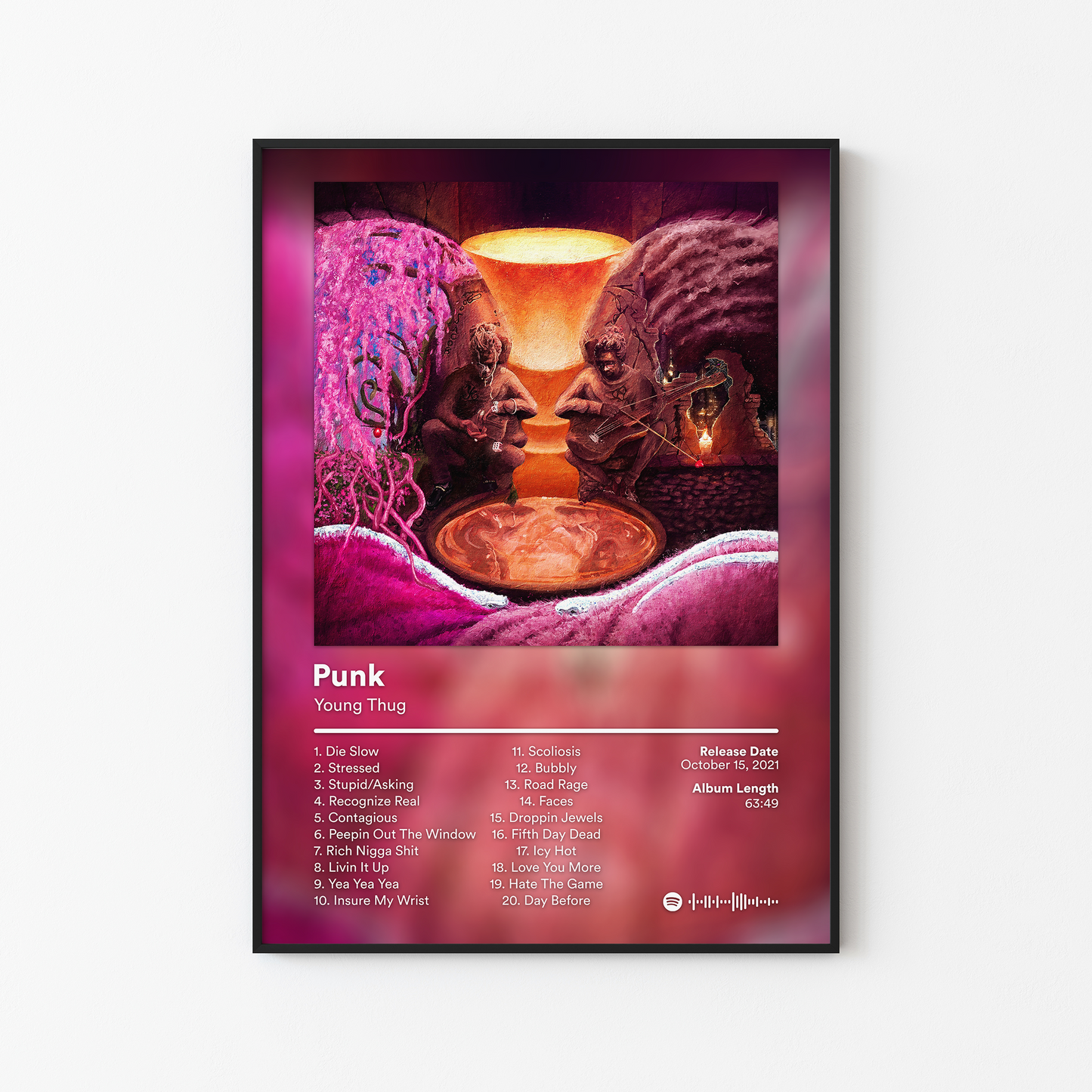 Young Thug Punk Album Poster
