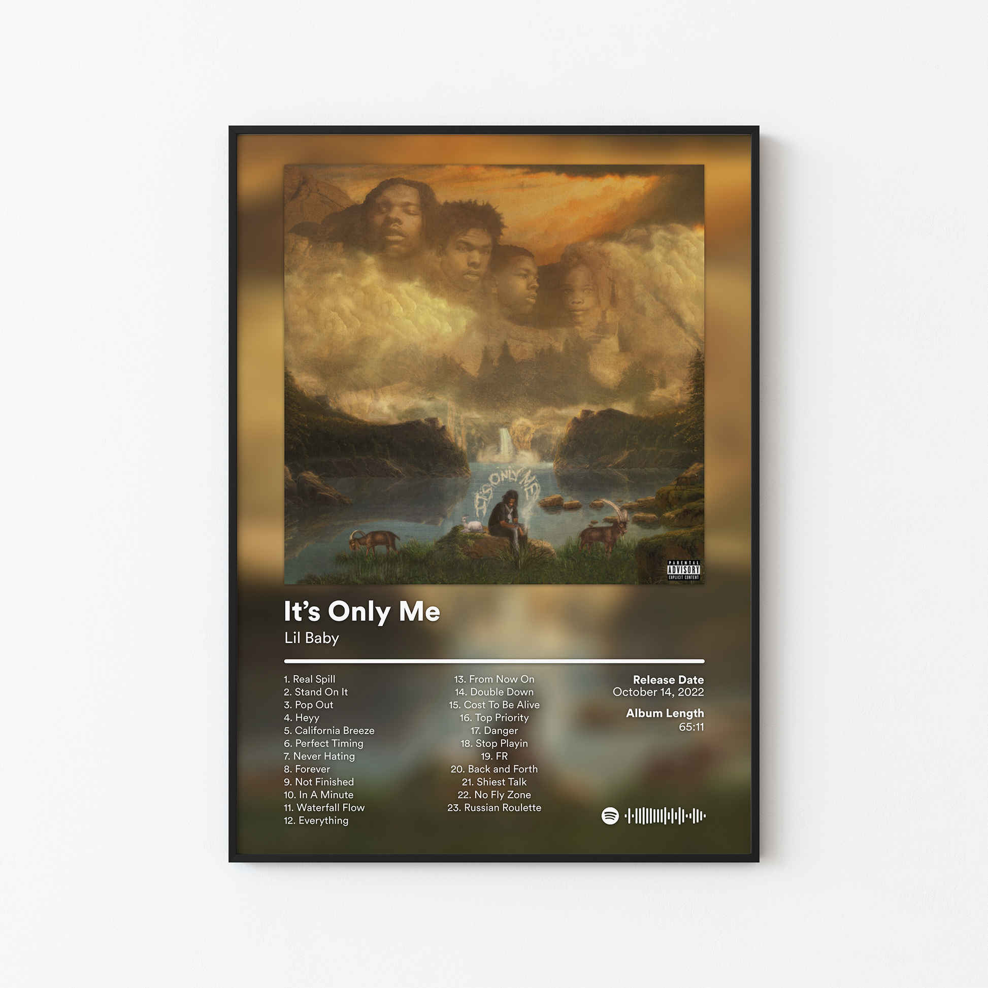 Lil Baby Its Only Me Album Poster