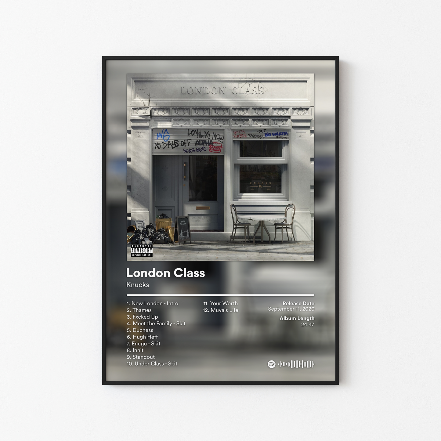 Knucks London Class Album Poster