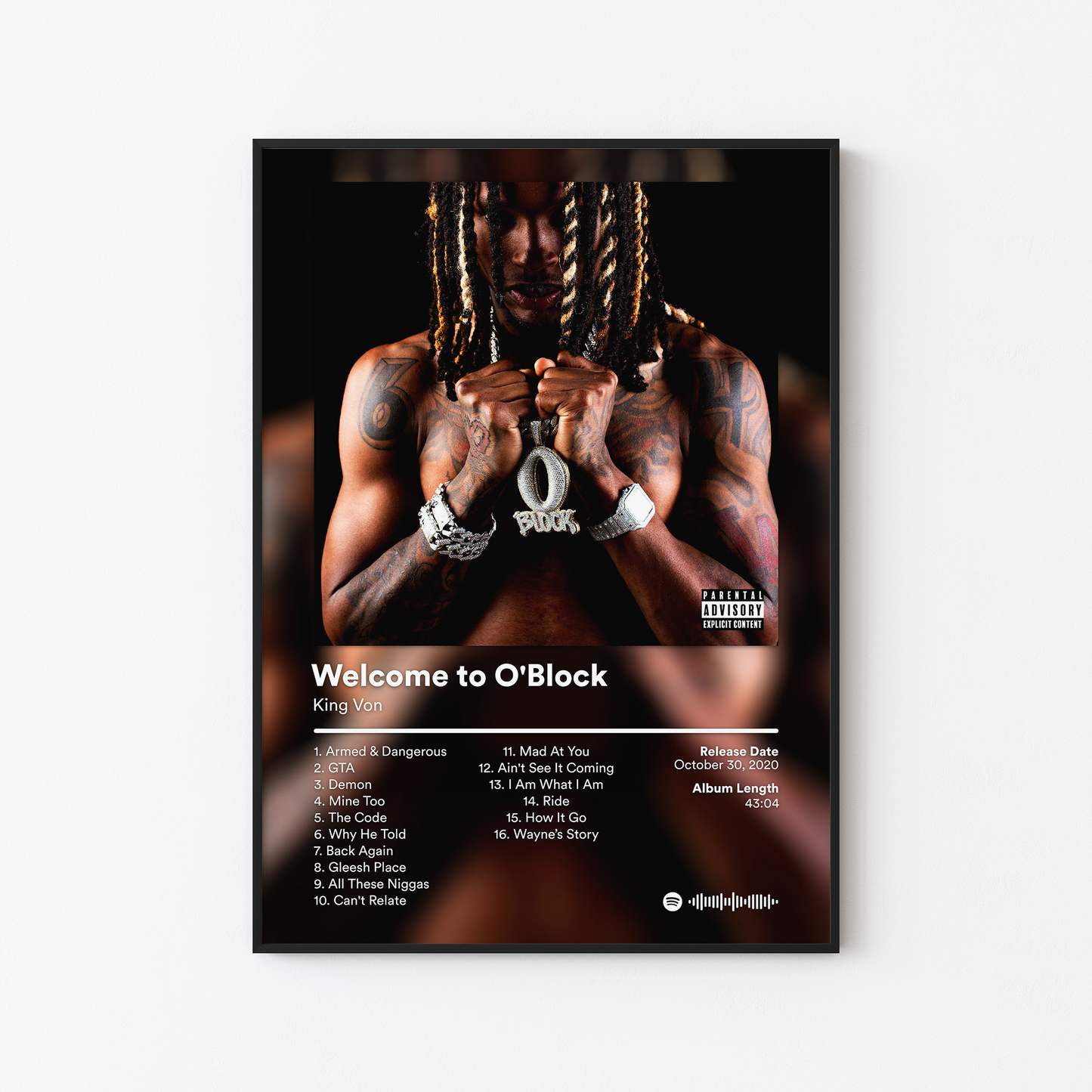 King Von Album Posters