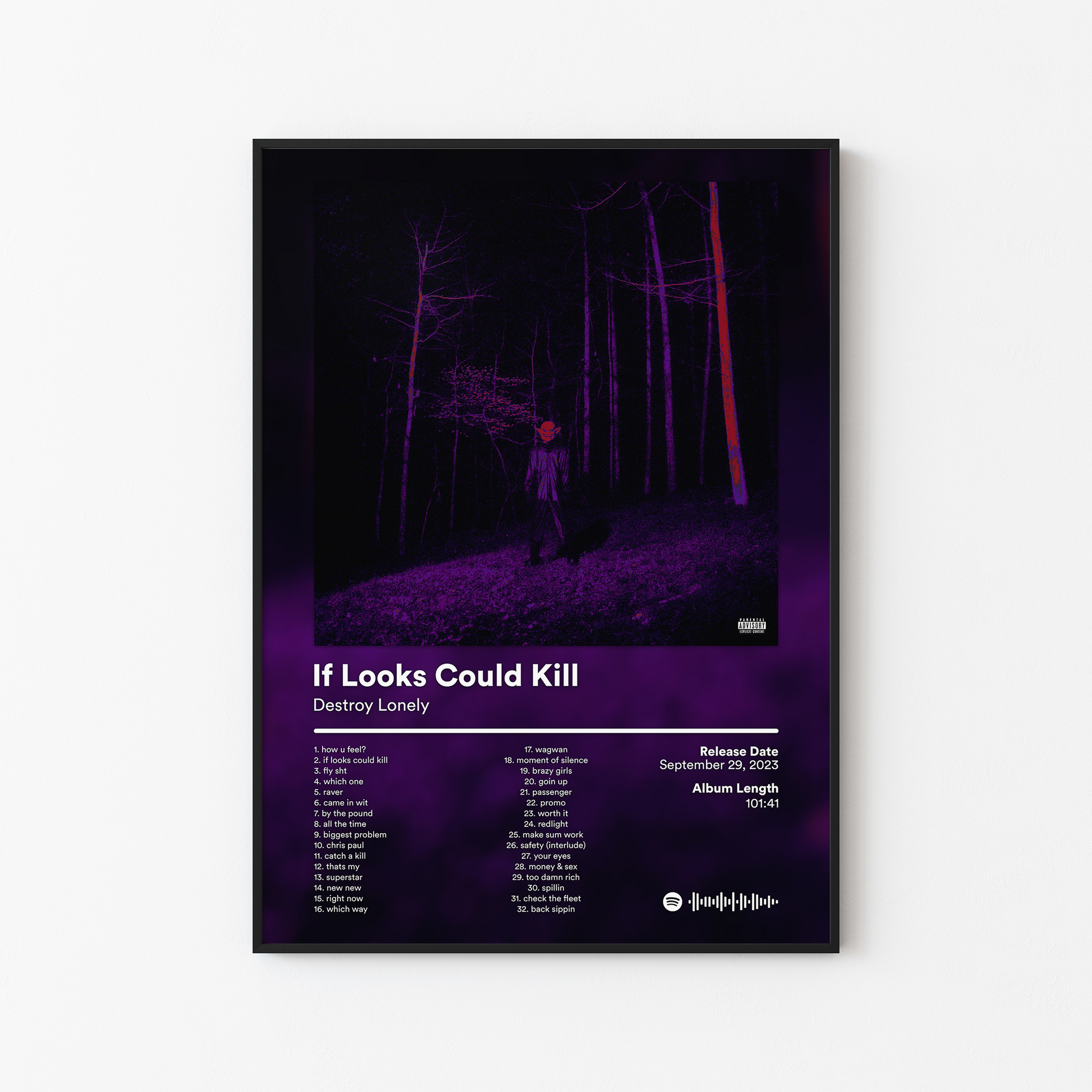 Destroy Lonely If Looks Could Kill Directors Cut Album Poster